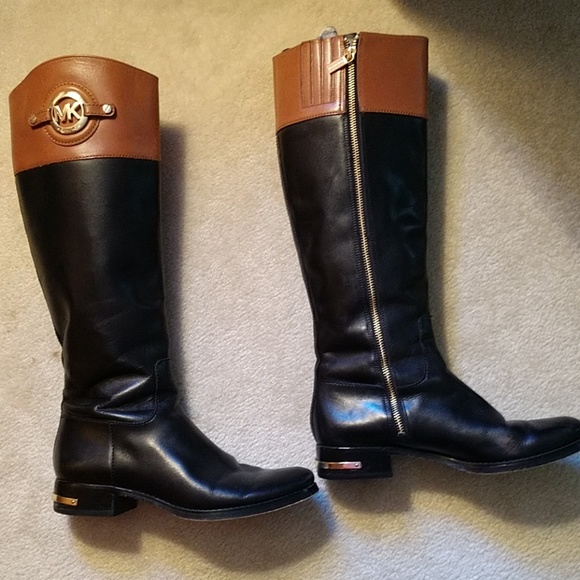 michael kors 2 tone boots